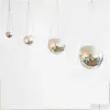 Fioriere Vasi Disco Ball Fioriera Forma globo Vaso sospeso Fiore Corda Parete Homw Decor Contenitore Decorazione stanza 210615 Drop Delive Dh51A