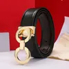 Classic mens designer belt cintura uomo reversible adjustable smooth buckle leather belts for women designer luxury ceinture fashion