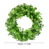 Decoratieve bloemen St. Patrick's Day Kransen Spring groene krans kunstmatige bladeren slinger deur muur decoratie hangende ornamentfeest