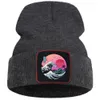 BeanieSkull Caps Japón Anime Gorro de punto Hombres Suave Color Sólido Bonnet Sombreros Unisex Invierno Cálido Gorro Gorros Hombres Algodón Skullies Sombrero 230412