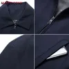 Mens Down Parkas Warm Winter Jacket Fleece Lined Business Men Solid Color Blazer Coat Parka Man Autumn 231110