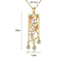 Pearl hanger ketting sieraden Europese vintage vrouwen vergulde 18k gouden bloem ketting S925 zilveren kraagketen voor dames bruiloftsfeest Valentijnsdag Gift SPC