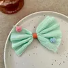 Hair Accessories Children's Hairball Bowknot Duckbill Hairpin Sweet Girls Snap Bangs Ponytail Clip Fragmented Headwear