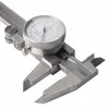 Freeshipping 6" 0-150mm/002 Dial Caliper Shock-proof Stainless Steel Vernier Caliper Measurement Gauge Metric Measuring Tool Gnsih