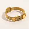 Designer-Armband, Armreif, Bettelarmband, Luxus-Armbänder, Damen-Markenbrief-Schmuck, vergoldeter Edelstahl, 18 Karat Gold, Armband-Manschette, modisches Party-Zubehör