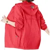 女性用夏用の女性用ジャケットの防水服女性用フード付きジャケット用の薄いジャケットH2252 230412