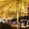 Christmas Decorations Year 30 50cm LED Meteor Shower Garland Decoration Fairy Lights Solar Light Outdoor Xmas Street Navidad307q