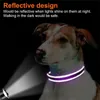 100st/Lot Reflective Dog Collars Soft Neoprene Padded Breattable Nylon Pet Collar Justerbar för medelstora hundar 5 Storlek