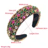 Luxury Full Diamonds Sponge Headband Fashion Hair Accessories Women Trendy Party Shiny Wide Side Hairband Hair Band Girl