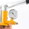 مضخة اختبار الضغط من الألومنيوم 25 ميجا باسا 25 كيلوغرام من جهاز اختبار ضغط الماء يدويًا مع جهاز G1/2 "خرطوم HDLFK