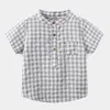 T-shirts T-shirt pour enfants de haute qualité Summer Boys and Girls Stripe Print 100% coton Polo pour enfants T-shirt pour enfants Vêtements Vêtements pour enfants 230412