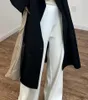 Toteme Women Slouchy middellange vintage wollen jas met grote revers