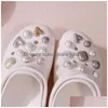 Shoe Parts Accessories Colorf Trend Croc Charms Classic Mixed Color Pearl Diy Buckle Drop Delivery Shoes Dhd6T