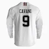 2018 2019 MBAPPE Mens Retro Soccer Jerseys Verratti Cavani Home Black Away Futebol Branco Camisas Di Maria T.Silva Draxler Uniformes