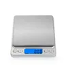 Échelle électronique de cuisine numérique 500g / 0,01 g 1kg 2 kg 3kg / 0,1 g de poche précise LCD Poids de poids gram
