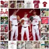 NCAA Custom Stanford Cardinal Baseball Jersey 33 Brett Barrera 4 Saborn Campbell 7 Brock Jones 15 Grant Burton 22 Eddie Park 29 Cole Hinkleman 42 Joe Lomuscio Maillots