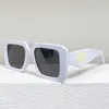 10A New Style Mens or Womens Sunglasses SPR 23YS Fashion Classic White Square Frame Designer Brand Sunglasses Ladies Beach Vacation Glasses Anti UV400 With Box