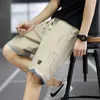 Men's Shorts Summer Men's Shorts Sports Five-Point Pants Loose Casual Beach Pants Solid Color Trend Outer Wear Large Size Shorts 8Xl 230426