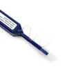 Freeshipping One Action Lc Mu Fiber Optic Pen Cleaner مع أكثر من 800 مرة استخدام لتنظيف موصل LC/MU 125 مم