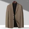 Mäns kostymer 2023 High-End Business Handsome Casual Suit Stor storlek Solid Color Boutique Jacket Fashion Blazer Men Men