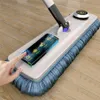 Magic Self-Cleaning Squeeze Mop Microfiber Spin And Go Flat For Washing Floor Home Cleaning Tool Bathroom Accessories 210830258r