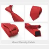 Bow Ties Fashion Striped Plaid Men's Tie Red Blue Gray Classic Neck Business Wedding Hoge kwaliteit 8 cm Silk NecTie