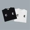 Chox Ces Arc de Cel ne Celi Celins Celnes Ceine Flocking Designer Shirts T Shirt Street Cashild Men Loos