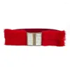 Belts Vintage Wide Waist Belt For Women Faux Furs Waistband Elastic Stretch