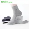 Calcetines para hombres 10 pares / lote Calcetines de fibra de bambú Hombres casuales anti-bacterias tripulación calcetines para hombres calcetines de alta calidad 230412