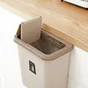 Odpadkowe pojemniki 7L Składane śmieci śmieci szafki kuchenne zamontowane śmieci śmieci śmieci