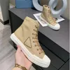 2023 Luxury Sneakers Wheel Cassetta Flat Shoes Women High Top Fabric Runner Trainers Low Top Casual Shoes Canvas Wheel Stitching Lerren Trainer