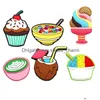 Schoenonderdelen Accessoires Origineel 6 stks/set Novel Desserts Charms Decoratie schattig ijs PVC schoenen Fit Croc Jibz Party Xmas Kids G Dhwy0