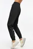 ll Womens Yoga Jogging Push Fitness Sweatpants Macio Cintura Alta Com Bolsos Com Zíper Calça Casual 5 Cores YDK06C