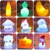 Lamps Shades Cute Animal Cartoon Nightlight for Baby Kids Room Bedside Decorative Lamp Home Decor Bedroom Lights 230411