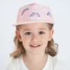 Baby Printed Hat Lovely Kids Baseball Caps Girls Snapback Hip-Hop Hat Summer Suncreen Cap Cotton Ball Hat Dance Fashion Cartoon Visor
