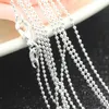 Chains Ephalus 16-30 Inch Silver Beads Chain 2023 Men's Domineering Ladies Luxury Necklace 1.5mm High Quality Original Jewelry Gothic