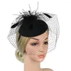 Bandanas Mesh Bandband Fascinator Hats femmes fascinateurs