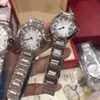 Roma Klasik Tasarımcı Saat Bayan Erkek Moda Kuvars Hareket Saatler Yuvarlak Tank Kadın Klasik Gümüş Saatler Montre De Luxe Business 28mm 33mm 36mm 42mm C4