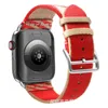 Voor Apple Watch -riem Fashion Nylon Braided IWatch87654321 Ademend Sports Watch Band Band Leather 38/40/41 mm/42/44/45/49mm zacht en ademend