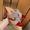 Aquazzura 라인 스톤 가죽 신발 하이힐 샌들 8.5cm 연회 여성 웨딩 신발 여름 럭셔리 브랜드 신발 파티 여자 신발 상자와