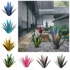 Metal Agave Plant Hand Painted Garden Yard Art Decoration Tequila Rustic Sculpture Statue Figurine Home Outdoor Ornament Decorativ2881