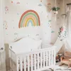 Wall Decor Nursery Boho Rainbow Decals papers Stickers Waterproof Children Living Room Bedroom KIds Baby Home 230425