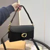 Дизайнерская сумка роскошная сумочка мода на плечо сумку женская сумка подлинная кожаная мода Crossbody Co Lady 26 см клапана черная сумка квадратная сумка для мессенджера сумки