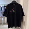 メンズTシャツフランスパリブランドサマーTレターファッション印刷耐久性のあるTシャツブラックグラフィックコーチ3XL 4XL TEESトップ