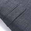 Garnitury męskie wiosenne i jesienne modne mody Blazer Siatka Siatka Siły Slim Fit Casual Jacket for Party Wedding Męski płaszcz biznesowy