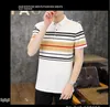 T-shirts voor heren zomer nieuwe stijl korte mouw raappolo shirt slank fit veelzijdige top heren casual katoenen katoen korte mouw t-shirt halve mouw