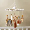 Sonagli cellulari 1 set 012 mesi Baby Mobile Toys Nome personalizzabile Rainbow Bed Bell Room Decor Kids Musical Hanging Toy Regali di compleanno 230411