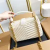 الأزياء Crossbody Bag Women Handbag Ladies Designer Bag Luxurys Handbag Presumber Bag Bag Lage Bag Bag Bag Highty College متوسطة السلسلة