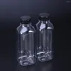 Storage Bottles 4 Pcs Hydro Jug Water Bottle Drink Clear Container Disposable Containers Lids Caps Customized