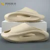 Gai tofflor sommarsneaker för kvinnor män tjock bottenplattform glider mjuk eva ihålig unisex sport sandaler casual strandskor 230412